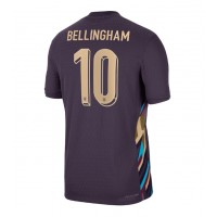 Camiseta Inglaterra Jude Bellingham #10 Visitante Equipación Eurocopa 2024 manga corta